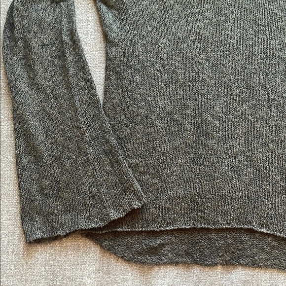 Zara Knit Dark Green Women Size M V-Neck Sweater - Picture 4 of 6